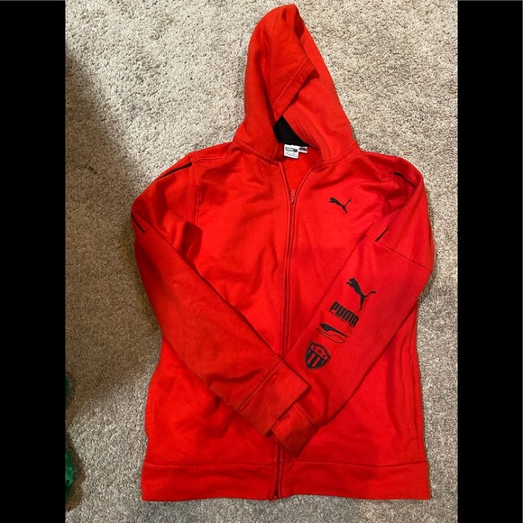 Puma lightweight zip up hoodie. Like new! - Picture 1 of 3
